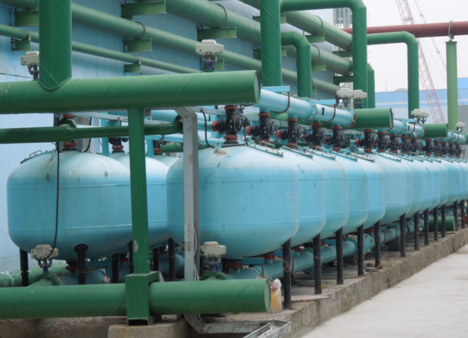 淺層砂過濾器應用現場