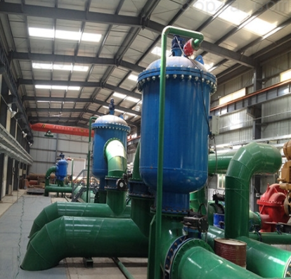 立式自清洗過濾器應用現場