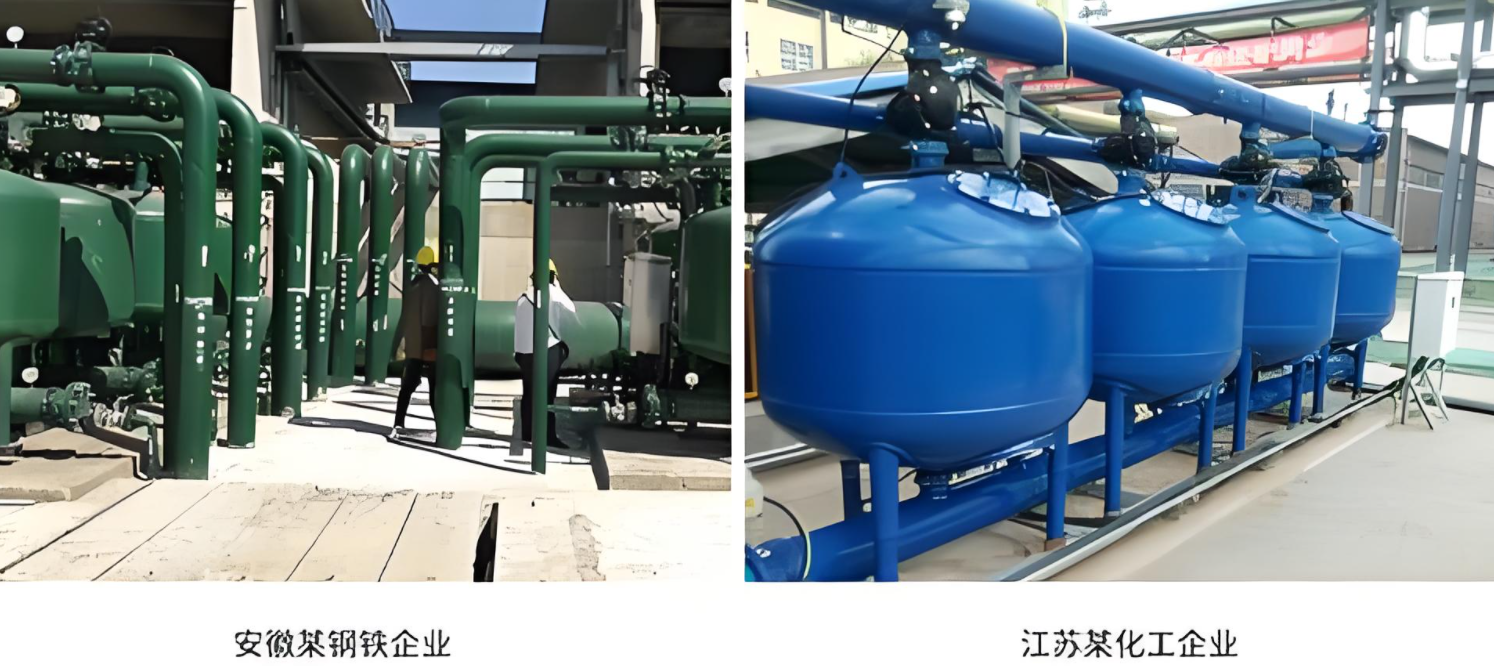 工業淺層砂過濾器應用現場