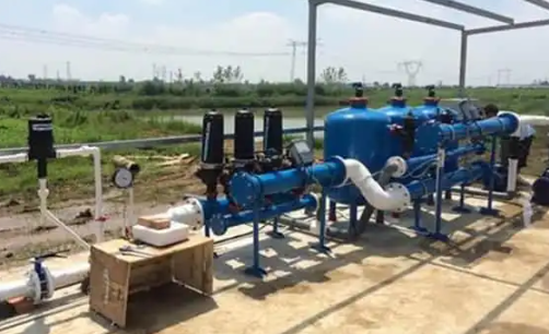 農業灌溉疊片過濾器應用現場