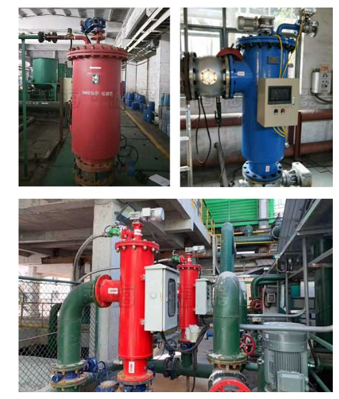 立式全自動自清洗過濾器應用安裝現場