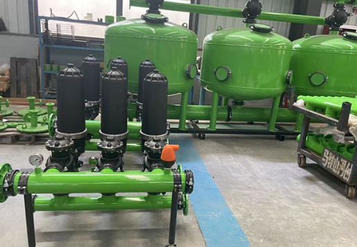 農業灌溉疊片過濾器應用現場