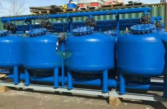 淺層砂過濾器應用現場