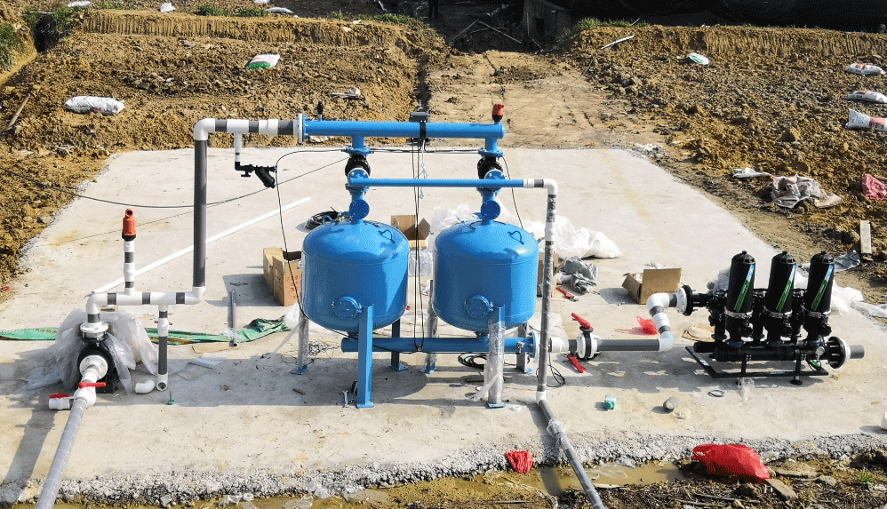 農業灌溉疊片過濾器應用現場