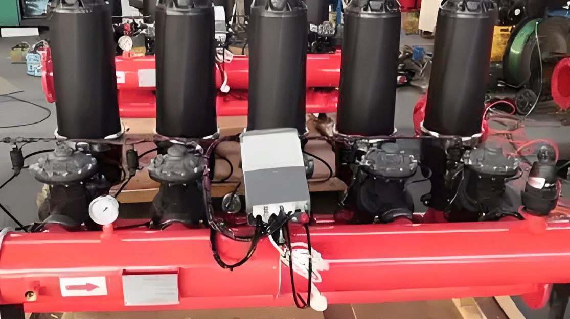 疊片過濾器設備應用現場